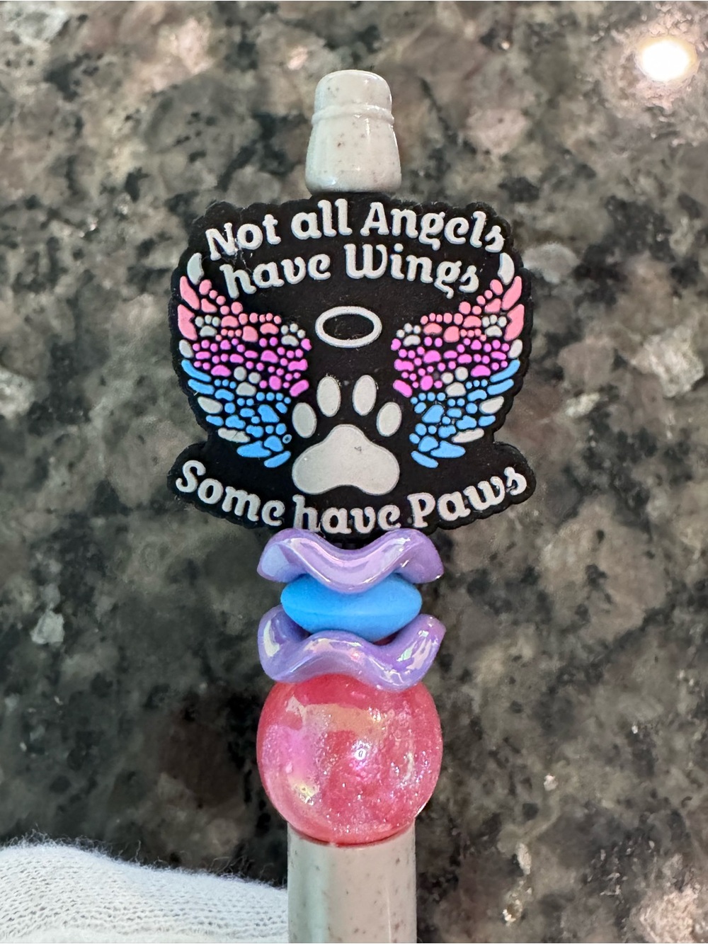Loss of pet beaded pen